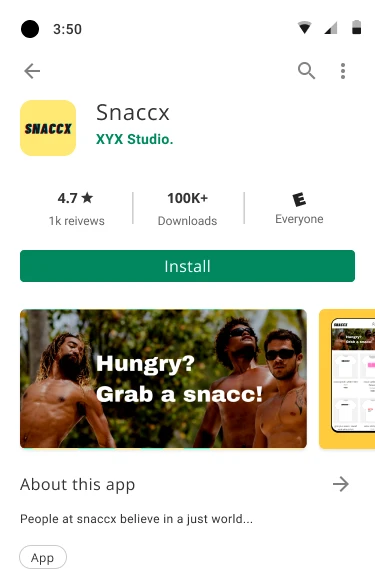 Blinkstore provides your custom mobile app for your merchandise store