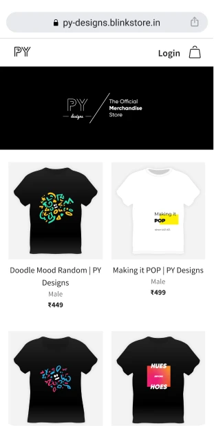 Preview of py-design's store